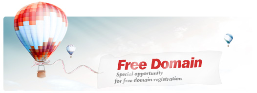 Free domain registration